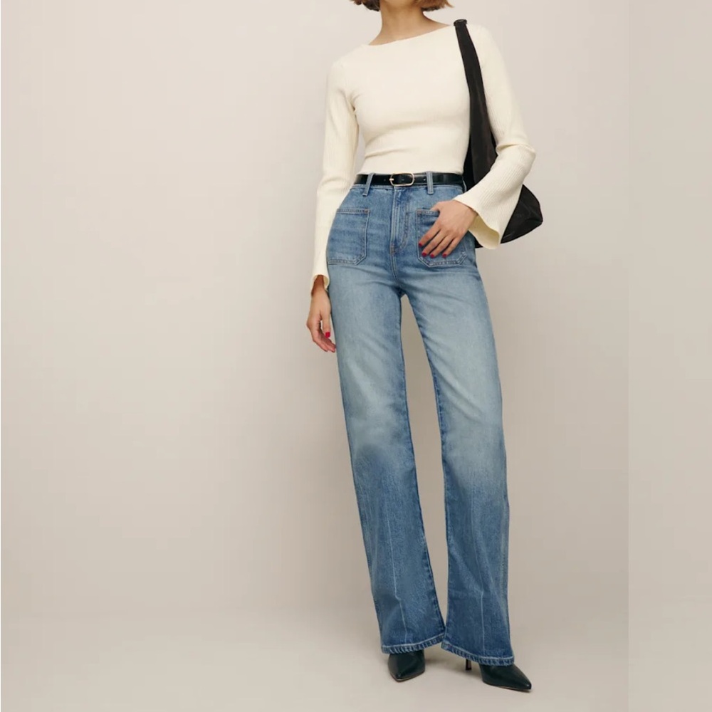 Reformation Alyssa High Rise Wide Leg Jeans